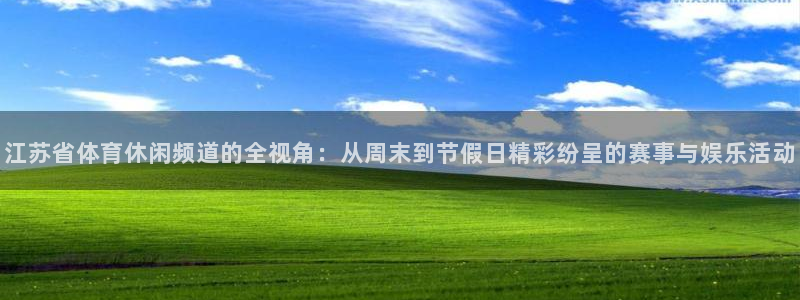 河豚篮球直播：江苏省体育休闲频道的全视角：从周末到节假日精彩纷呈的赛事与娱乐活动
